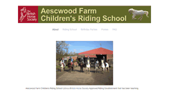 Desktop Screenshot of childrensridingschool.co.uk